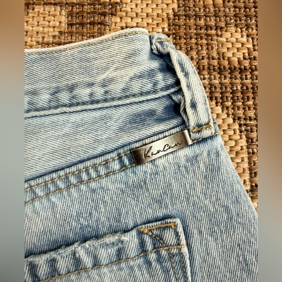 KanCan Maurices Estilo Destroyed Jeans Womens Sz 29 Boyfriend Light Wash Ankle - Picture 8 of 13